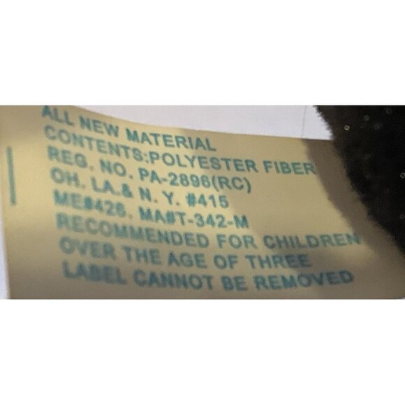 BJ Toy Co SparKle Koala Mouse Bear Black and Pink Plush Stuffed Animal Soft Toy - Picture 8 of 8